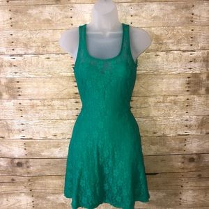 American Rag Lace Green Dress Size S